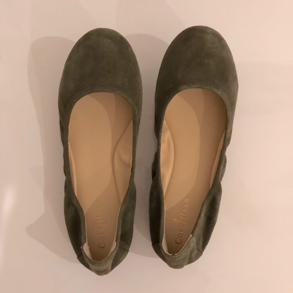Cole Haan Suede Ballet Flats